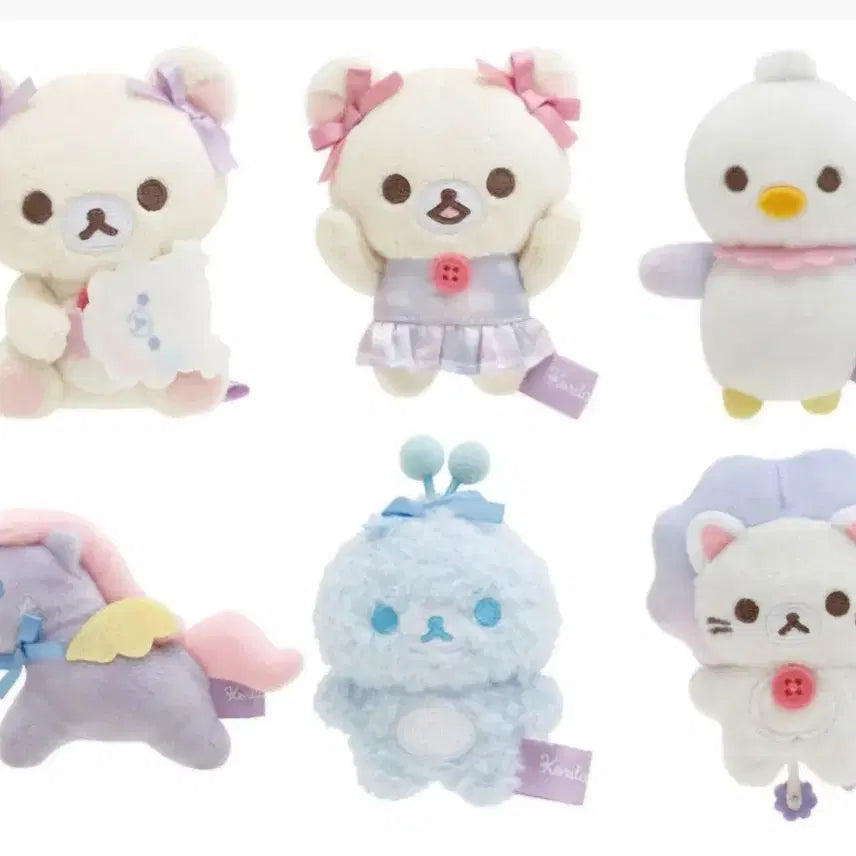 [BUNJANG] Rilakkuma Tenori Cotton Candy Full Set (14 types) / 리락쿠마 테노리 솜사탕 미개봉 14종 일괄 판매