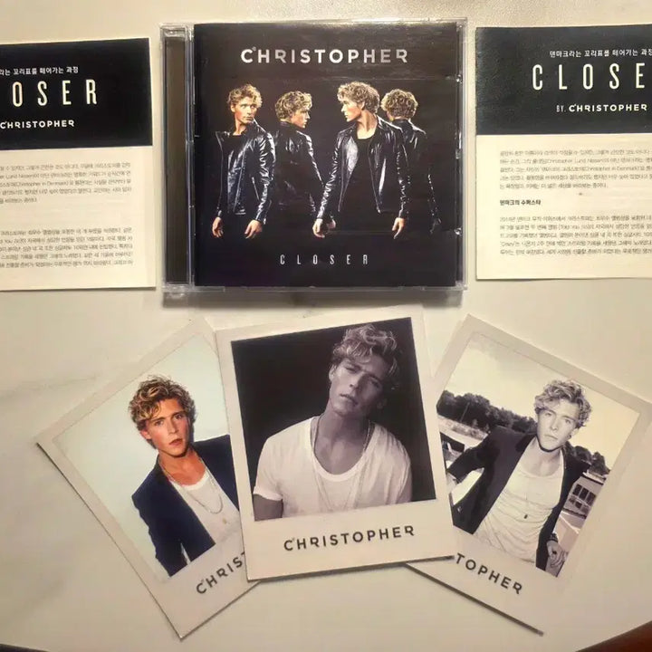 [BUNJANG] Christopher Closer CD Album + 3 Photocards Set / CHRISTOPHER 크리스토퍼 CLOSER 초희귀 CD 앨범 + 3 x 포토카드 세트 청하 Christopher