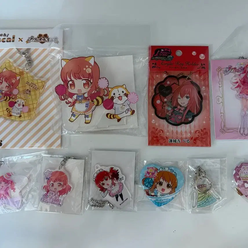 [BUNJANG] Prism Stone Ira Rhythm Ryubin Rinne Maid Acrylic Keyring &amp; Can Badge Goods / 프리즘스톤 아이라 리듬 류빈 린네 메이드 키링 아크릴 캔뱃지 굿즈