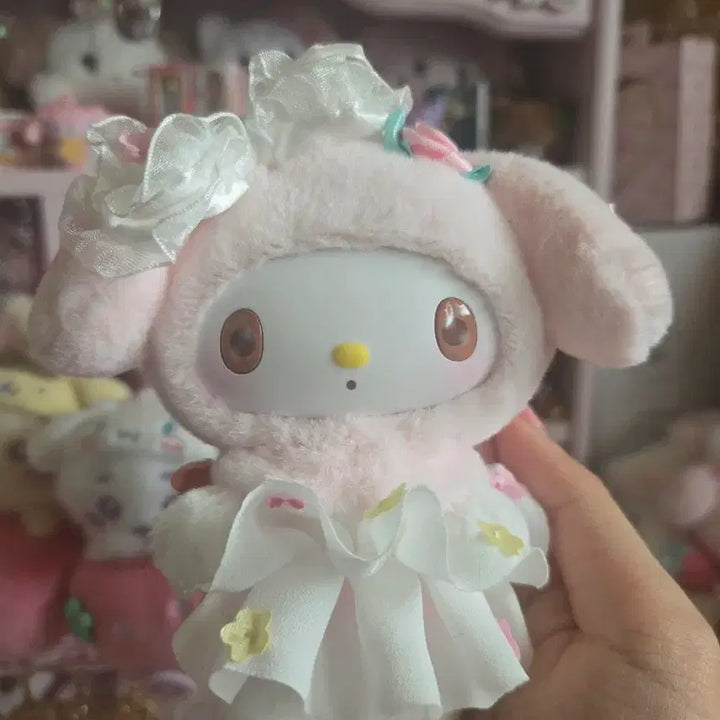 [BUNJANG] My Melody Sweet Dreams Boudoir Series Plush Keychain / (미개봉) 마이멜로디 스위트 드림 부두아 시리즈 인형 키링 스윗 드림 탑토이 TOPTOY