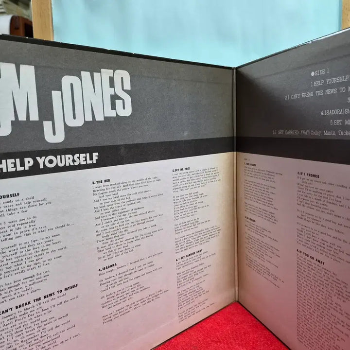 [BUNJANG] Tom Jones Help Yourself LP Vinyl Record (Gatefold) / 톰 존스 헬프 유어셀프 LP 앨범 (G/F)