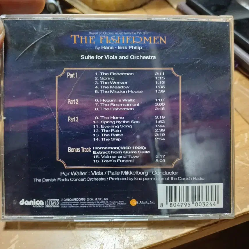 [BUNJANG] The Fisherman OST CD / 더 피셔맨 OST CD (한스 에릭 필립 작곡)미사용 소장음반방출