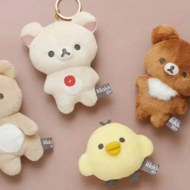 [BUNJANG] Rilakkuma Hanging Doll Keyring Set (3 Types) / 리락쿠마 매달린 인형 키링 3종