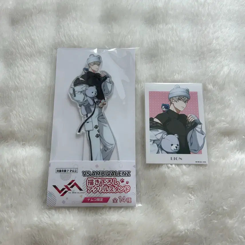[BUNJANG] VIVAREN Leon Bandai Namco Acrylic Stand + Special Cheki-style Card Bundle / 비바렌 레온 반다이 남코 아크릴 스탠드 + 특전 체키풍 카드 크람브