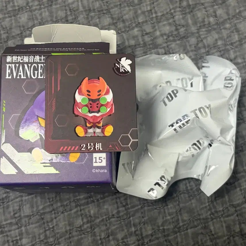 [BUNJANG] Evangelion Top Toy Asuka &amp; Unit-02 Bundle Figure Set / 에반게리온 탑토이 피규어 아스카, 2호기 일괄