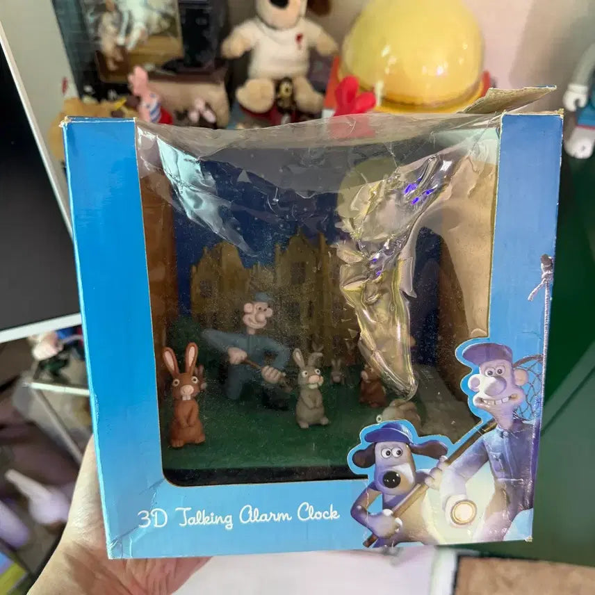 [BUNJANG] Wallace &amp; Gromit 3D Talking Alarm Clock / 월레스와 그로밋 3D 토킹 알람 시계