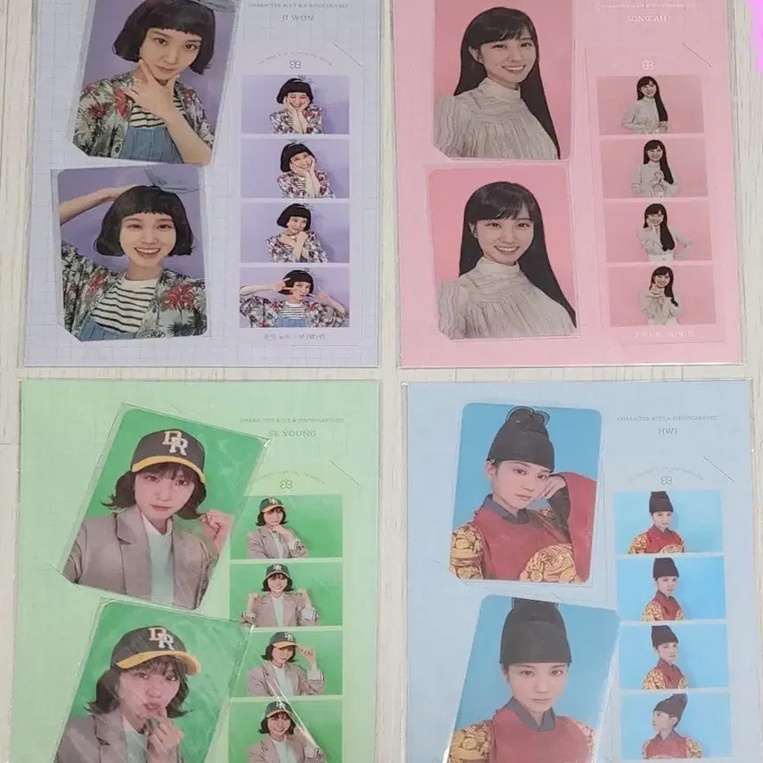 [BUNJANG] Park Eun Bin Character Photocard &amp; 4-Cut Photo Set / 캐릭터 포카&amp;네컷(일괄)