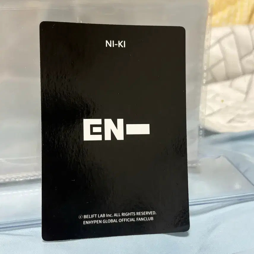 [BUNJANG] ENHYPEN Membership Engene 1st Kit Ni-ki Photocard / 엔하이픈 멤버쉽 엔진 1기 키트 포카 니키