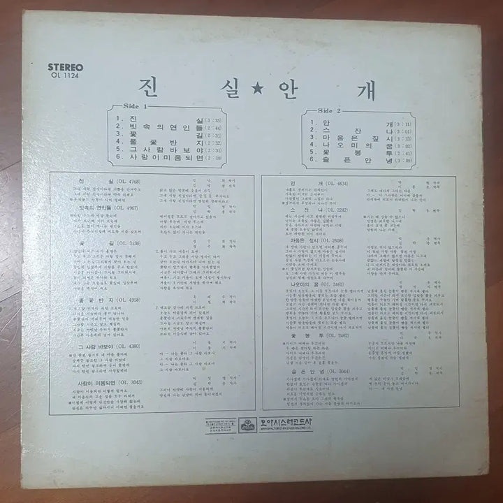 [BUNJANG] Jeong Hoon Hee Misty LP First Press / 정훈희 안개LP초반.nm-