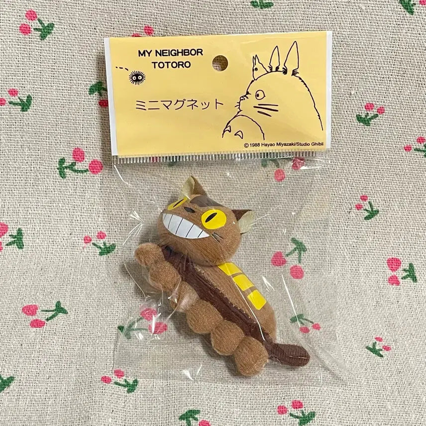 [BUNJANG] My Neighbor Totoro Nekobasu (Catbus) Refrigerator Magnet Plush / 이웃집토토로 네코버스 고양이버스 냉장고자석 인형자석
