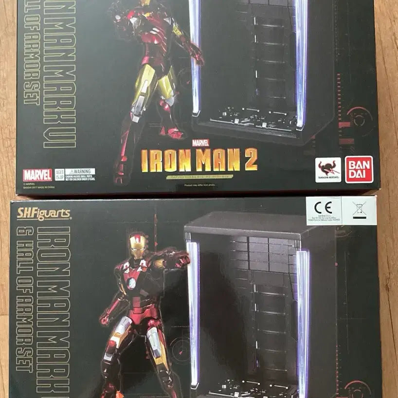 [BUNJANG] Bandai Tamashii Nations S.H.Figuarts Iron Man Mark VI &amp; VII with Hall of Armor Set / shf 아이언맨 홀오브아머 마크6&amp;7