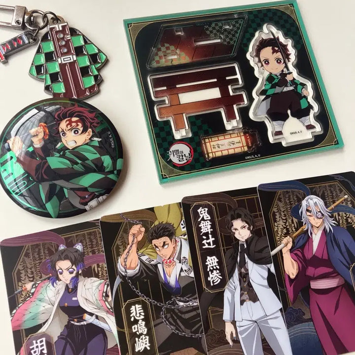 [BUNJANG] Demon Slayer Tanjiro Set &amp; Cards / 귀멸의 칼날 팝업 탄지로 세트&amp;카드