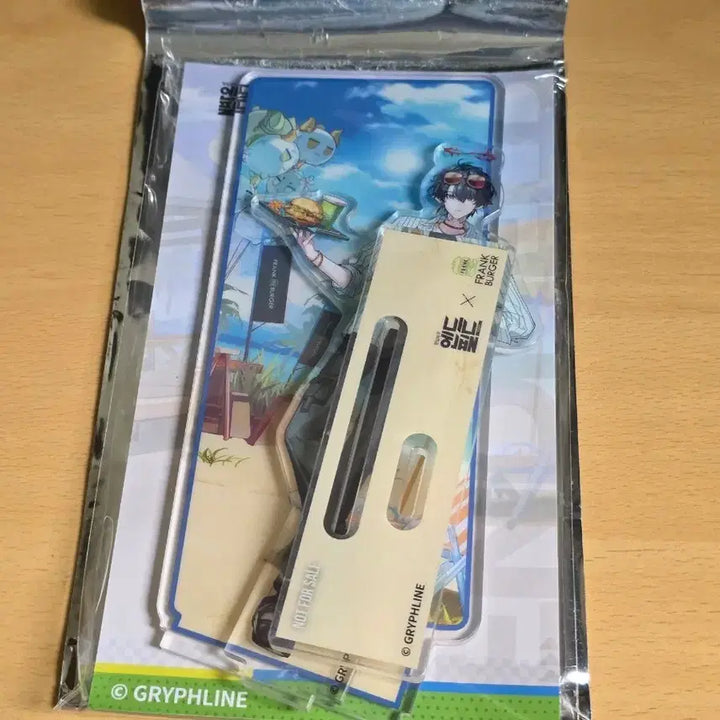 [BUNJANG] Arknights Endfield Camus Keychain Stand / 명일방주 엔드필드 프랭크버거 콜라보 카뮤 키링 스탠드