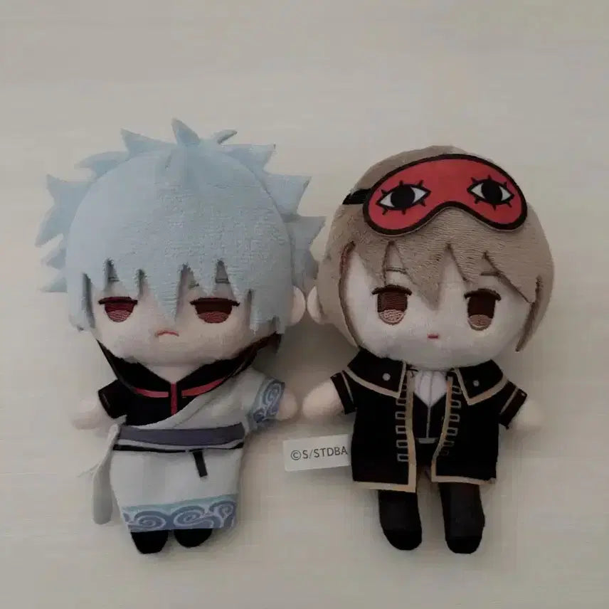 [BUNJANG] Gintama Gintoki Sougo Puchifuwa Plush Charm Bundle Set / 일괄) 은혼 긴토키 소고 푸치후와 누이 인형 키링