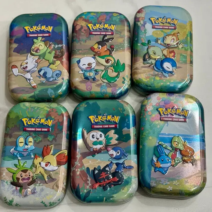 [BUNJANG] Pokemon 25th Anniversary North American Tin Cases Bundle Set (14 Units) / 포켓몬 25주년 북미 틴케이스 14개 일괄(No card)