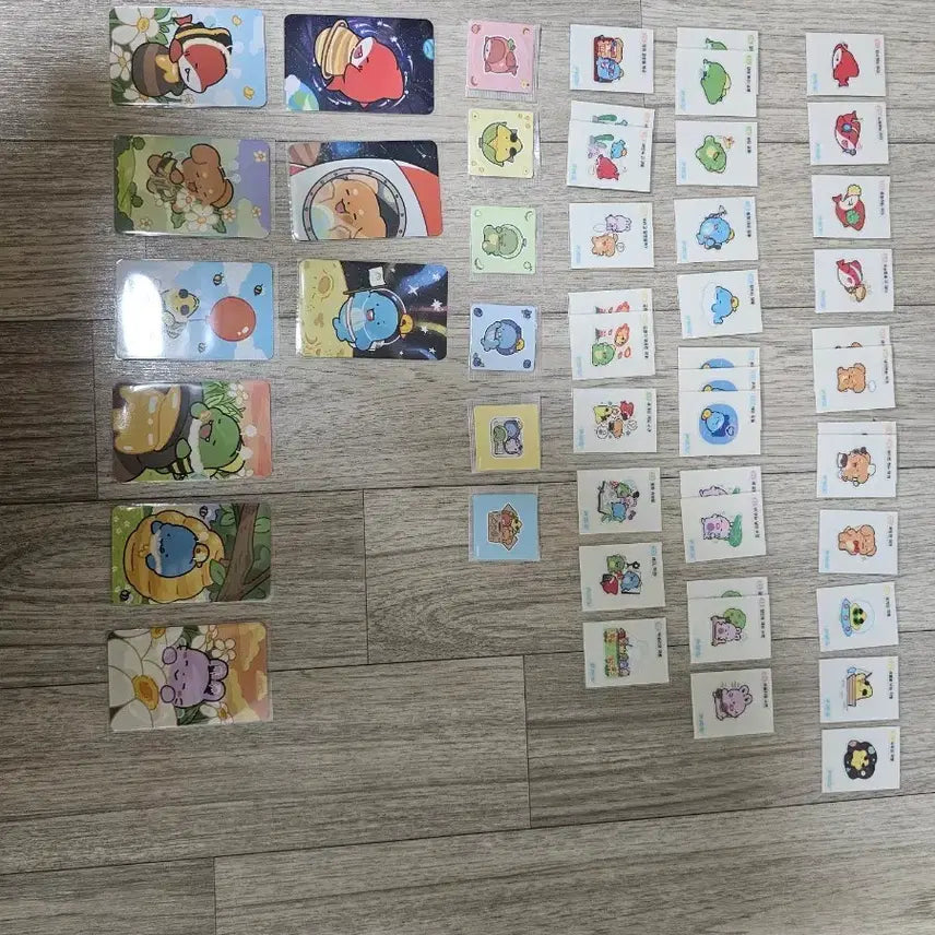 [BUNJANG] Pixely Ttibu Seal &amp; Photocard Bundle Set / 픽셀리 띠부씰&amp;포토카드 일괄
