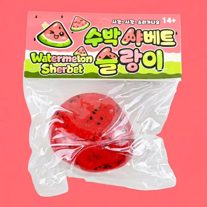 [BUNJANG] Watermelon Sherbet Slime / 수박 샤베트 슬랑이