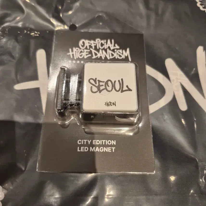 [BUNJANG] Official Higedan Popup City Edition LED Magnet Seoul / 히게단 팝업 시티 에디션 LED 마그넷 서울 미개봉