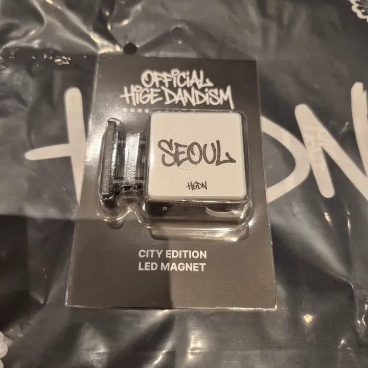 [BUNJANG] Official Higedan Popup City Edition LED Magnet Seoul / 히게단 팝업 시티 에디션 LED 마그넷 서울 미개봉