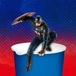 [BUNJANG] FURY Avengers Endgame Noodle Stopper Figure - Captain America (Sealed) / [미개봉]마블 캡틴 아메리카 피규어 후류 어벤져스 엔드게임 누들 스토퍼 덮개