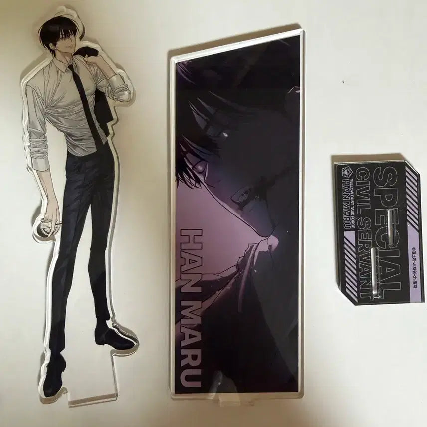 [BUNJANG] Kang Chana Hanmaru Acrylic Standee, Mini Bromide, Desk Mat Bundle Set / 별정직 공무원 일괄 모펀 팝업 장패드 브로마이드 아크릴 일괄판매