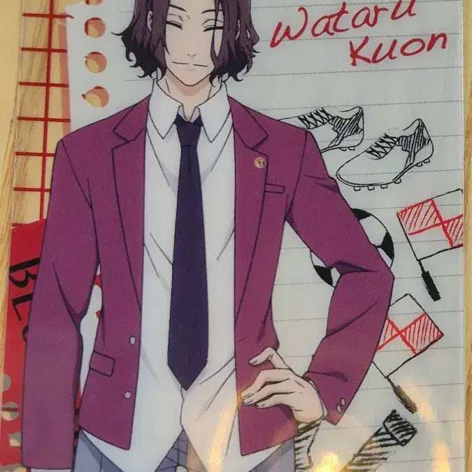 [BUNJANG] Blue Lock Wataru Kuon Clear Card Collection Vol. 2 / 블루록 와타루 쿠온 클리어 카드 콜렉션2버전 판매