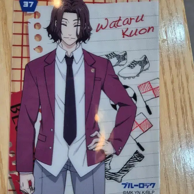 [BUNJANG] Blue Lock Wataru Kuon Clear Card Collection Vol. 2 / 블루록 와타루 쿠온 클리어 카드 콜렉션2버전 판매