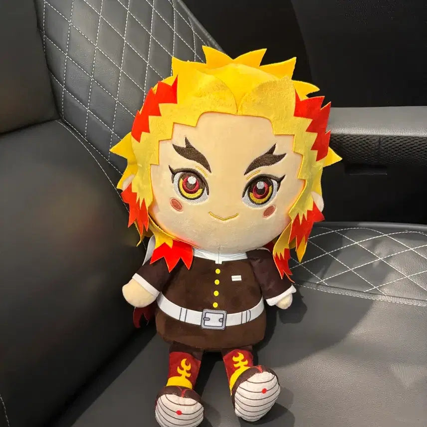 [BUNJANG] Demon Slayer Kyojuro Rengoku Plush Doll / 귀멸의칼날 렌고쿠 쿄쥬로 봉제인형