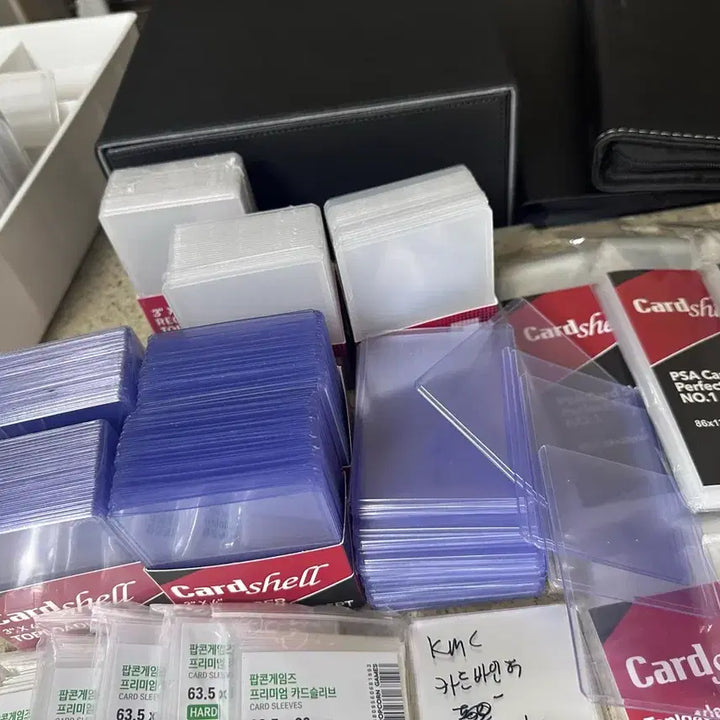 [BUNJANG] Card Shell Top Loader, Sleeve, Team Bag, Binder Bundle Set / 카드쉘 탑로더, 카드쉘 슬리브, 카드쉘 팀백, 카드 바인더등 일괄