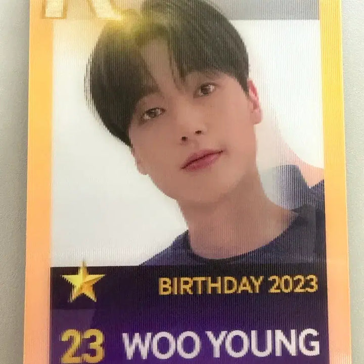 [BUNJANG] Superstar ATEEZ Wooyoung 2023 Birthday Event Lenticular Frame / 슈퍼스타 에이티즈 2023년 우영 생일 이벤트 렌티큘러 액자