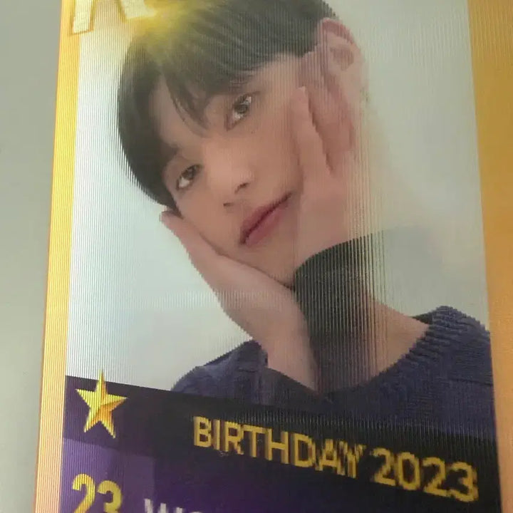 [BUNJANG] Superstar ATEEZ Wooyoung 2023 Birthday Event Lenticular Frame / 슈퍼스타 에이티즈 2023년 우영 생일 이벤트 렌티큘러 액자