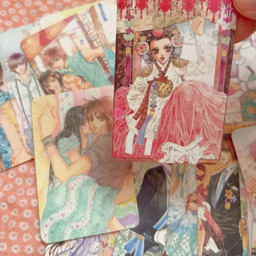 [BUNJANG] JaeDam Tumblbug "Gung" Illustration Card Set (28 Cards) by Park Sohee / 텀블벅 궁 일러스트 카드 (28매)