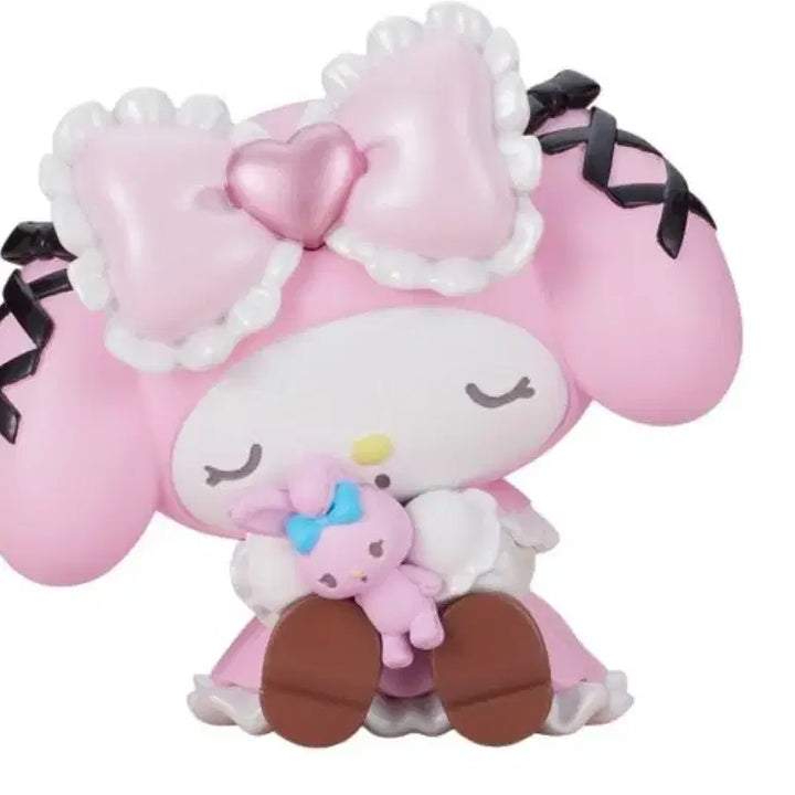 [BUNJANG] Sanrio Characters My Melody &amp; Kuromi PeriHapi Shoulder Hug Figure Secret / 산리오 캐릭터즈 타카라토미 아츠 마이멜로디 &amp; 쿠로미 PERIHAPI! 페리하피 어깨쿵 Hug. 피규어 시크릿