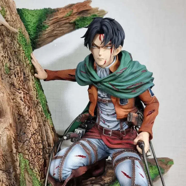 [BUNJANG] Hertz Erwin &amp; Levi Resin Statue (Attack on Titan) / hertz 진격의거인 엘빈&amp;리바이 레진피규어