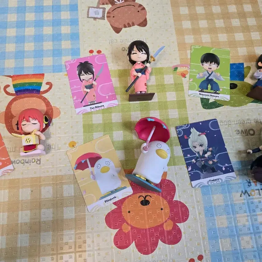 [BUNJANG] Pop Mart Gintama Tsuki-yo Tae Kagura Shinpachi Elizabeth Bundle Set (Unsealed) / [개봉품]은혼 팝마트 츠쿠요 타에 카구라 신파치 엘리자베스 일괄