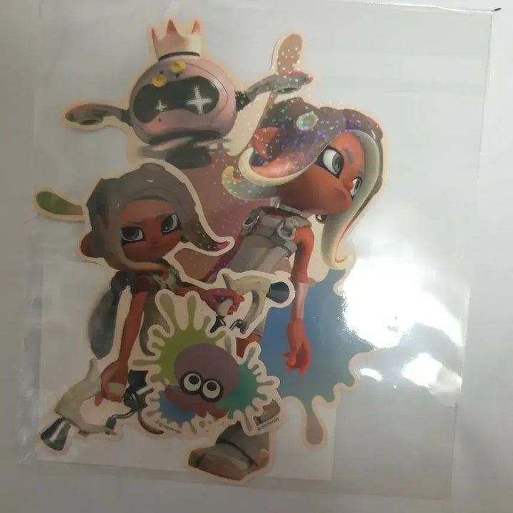 [BUNJANG] Splatoon 3 Side Order Die-Cut Sticker 3-Type Set (Sealed) / [미개봉] 스플래툰3 사이드 오더 다이컷 스티커 3종 세트