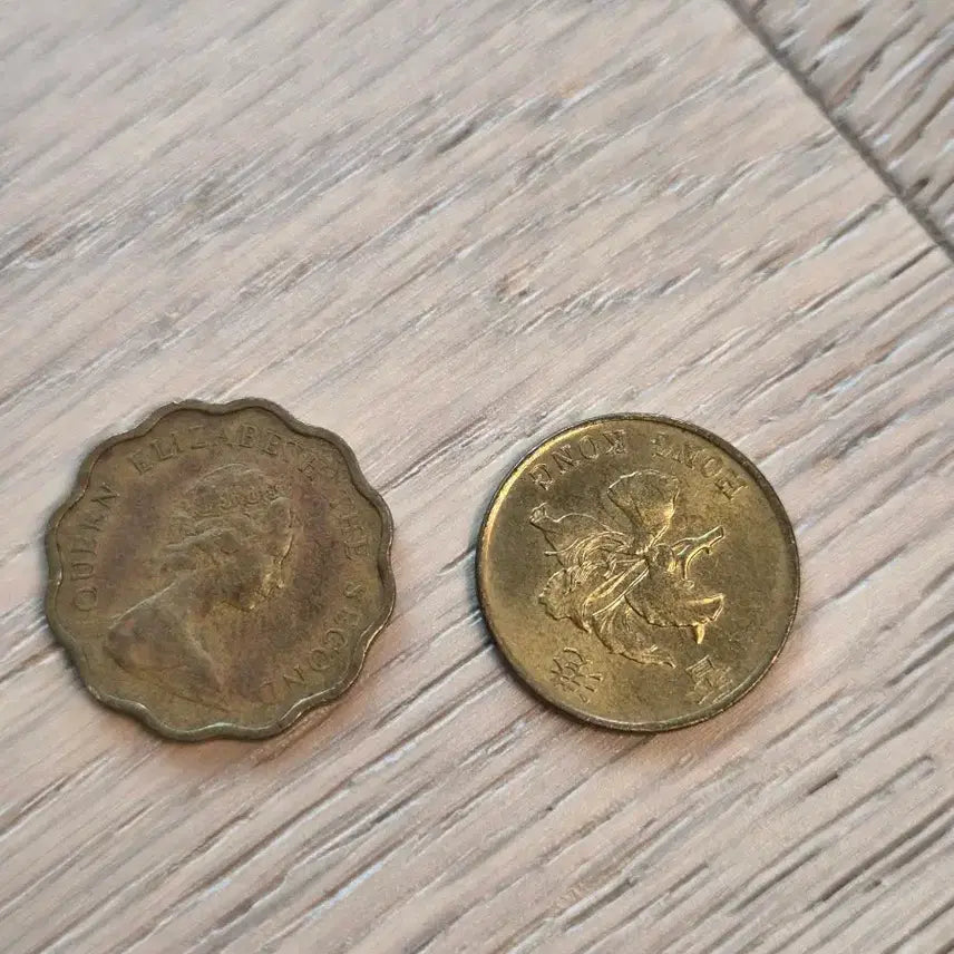 [BUNJANG] Hong Kong 20 Cents &amp; 10 Cents Coins (2 pcs) / 홍콩 20센트, 10센트 동전 2개