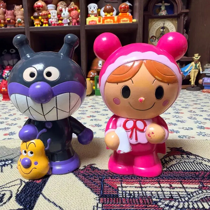 [BUNJANG] Anpanman Bacteria-man Squeaky Toy / 호빵맨 세균맨 아카짱 삑삑이