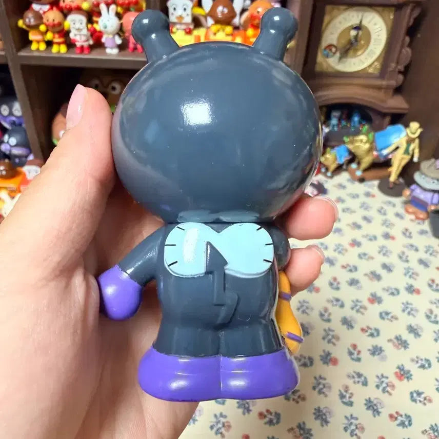 [BUNJANG] Anpanman Bacteria-man Squeaky Toy / 호빵맨 세균맨 아카짱 삑삑이