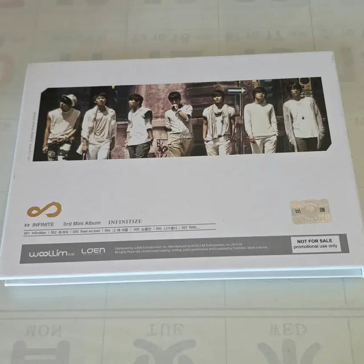 [BUNJANG] INFINITE Chaser INFINITIZE Hand-Signed Non-Sale Album / 인피니트 추격자 인피니타이즈 친필 싸인 비매 앨범 양도 판매
