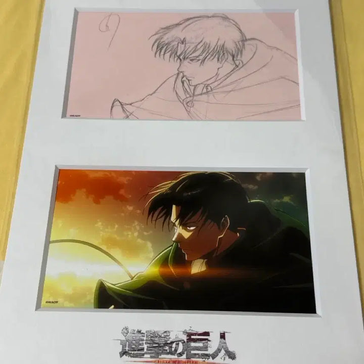 [BUNJANG] Attack on Titan Levi Original Illustration Card Poster / 진격의 거인 위트 팝업 리바이 원화, 애니 일러스트 카드 포스터