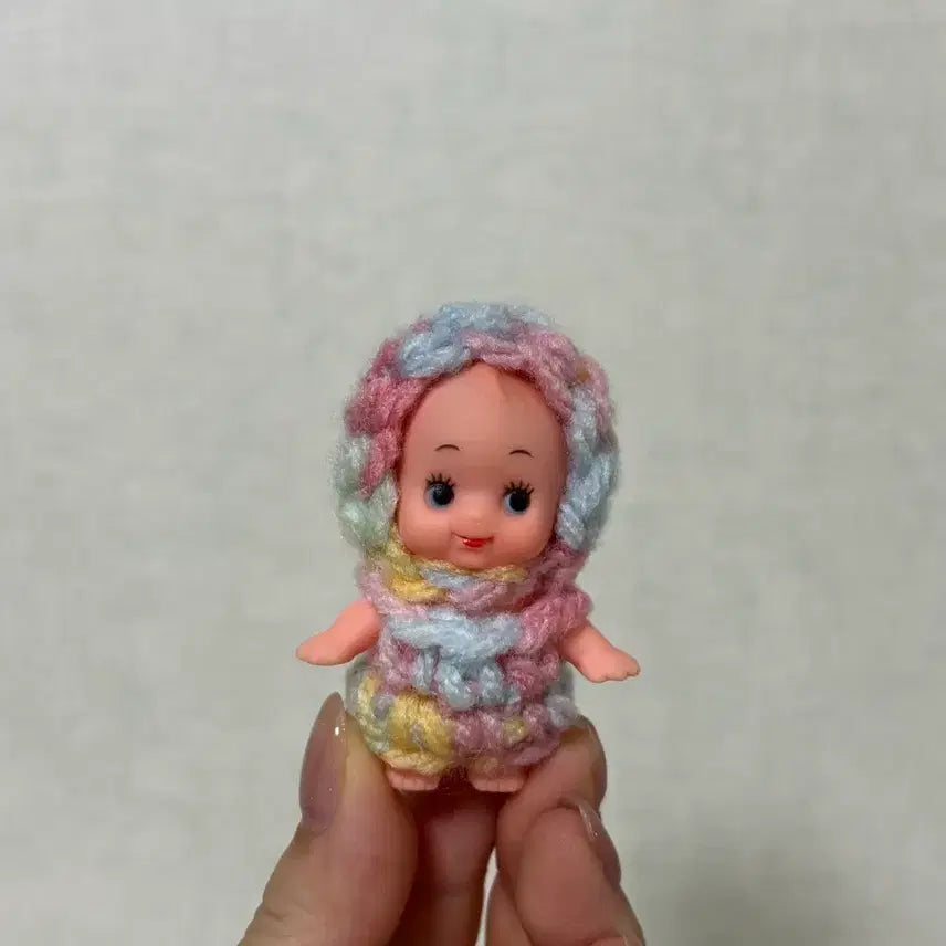 [BUNJANG] Vintage Knitted Cupid Figurine Doll / 빈티지 뜨개 큐피 피규어 인형