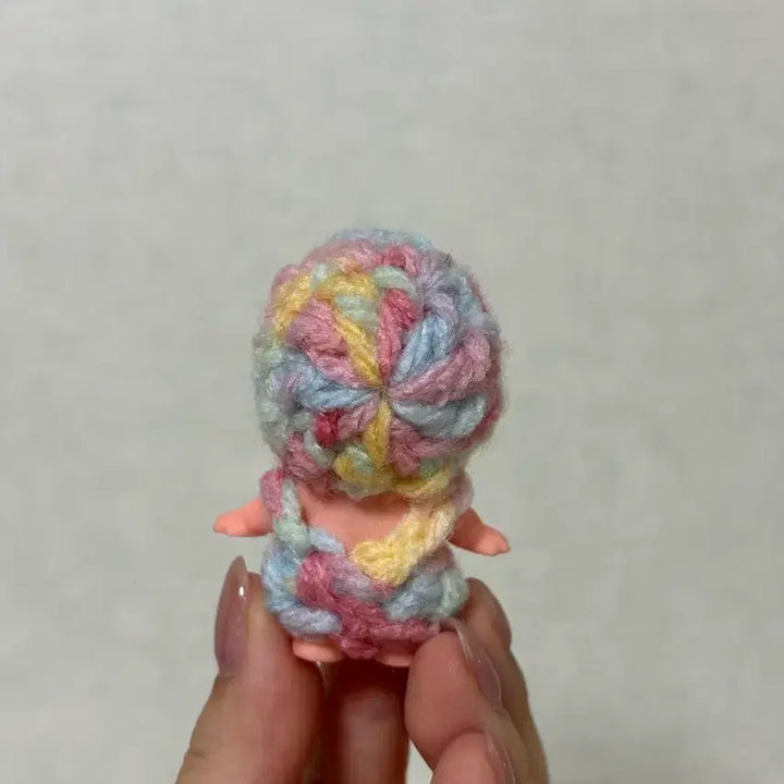 [BUNJANG] Vintage Knitted Cupid Figurine Doll / 빈티지 뜨개 큐피 피규어 인형