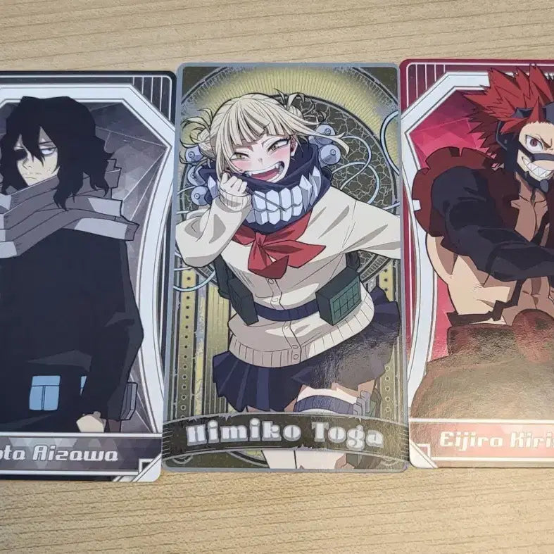 [BUNJANG] My Hero Academia Art Card Bundle (Aizawa, Toga, Kirishima) / 나히아 아트카드 아이자와,토가,키리시마 일괄
