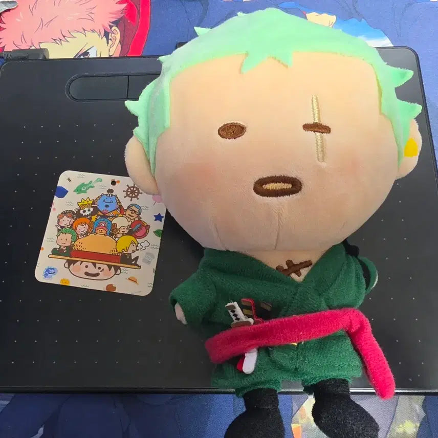 [BUNJANG] One Piece Zoro Yurutto Plush + Film Red Tsumu Bundle Set / 원피스 조로 유룻토 누이+필름 레드 쯔무 일괄