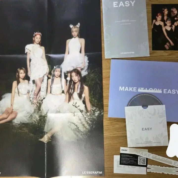 [BUNJANG] LE SSERAFIM EASY 3rd Mini Album / 르세라핌 EASY 미니  개봉앨범