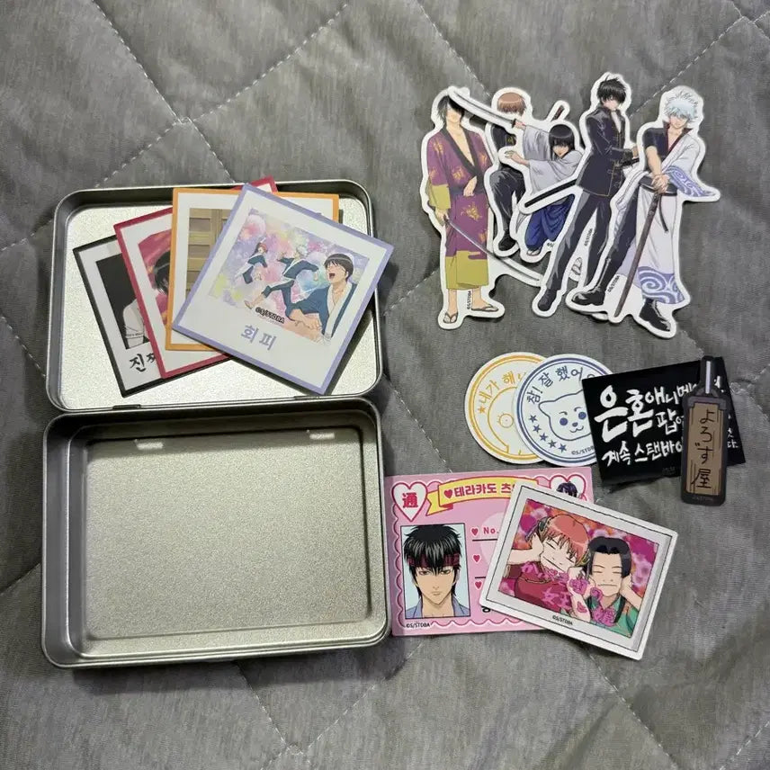[BUNJANG] Gintama Tin Case Sticker Pack / 은혼 틴케이스 스티커팩