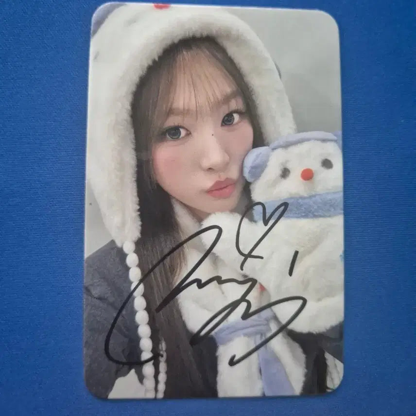 [BUNJANG] Rizenne Mina Signed Photocard / 리센느 미나미 싸인 포카 포토카드