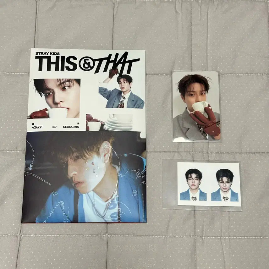 [BUNJANG] Stray Kids Seungmin THIS &amp; THAT Album Photocard / 승민)스트레이키즈 디스앤댓 앤버전 승민 앨포 this&amp;that