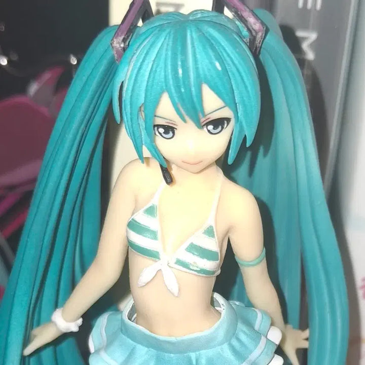 [BUNJANG] Miku Hatsune FREEing S-Style 1/12 Swimsuit Figure / 하츠네 미쿠 프링 s-style 1/12 수영복 피규어